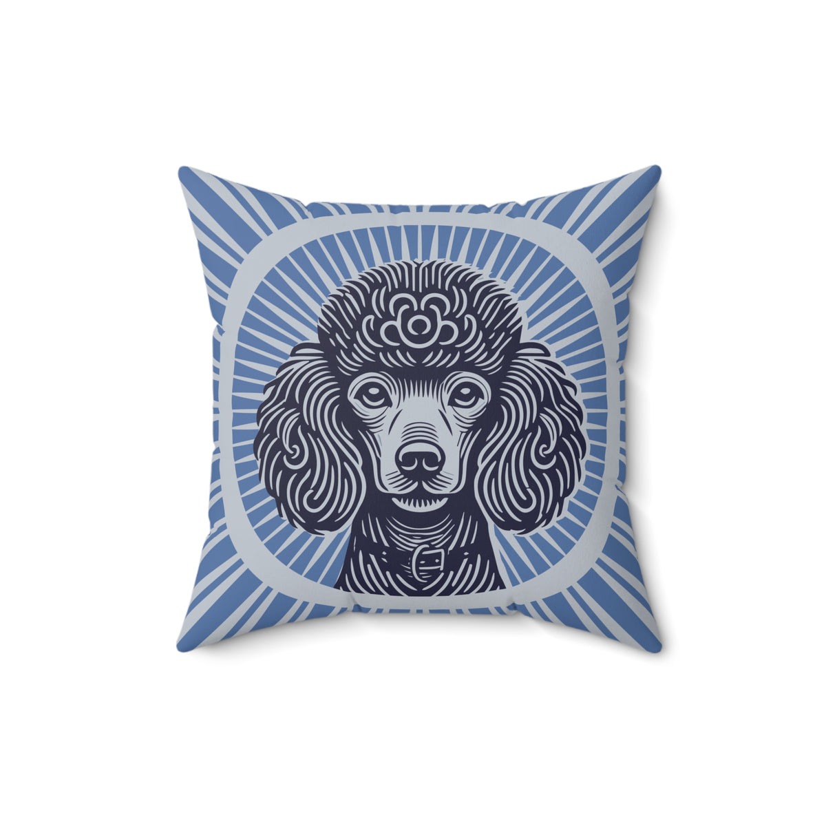 Poodle Pillow — 16" × 16"