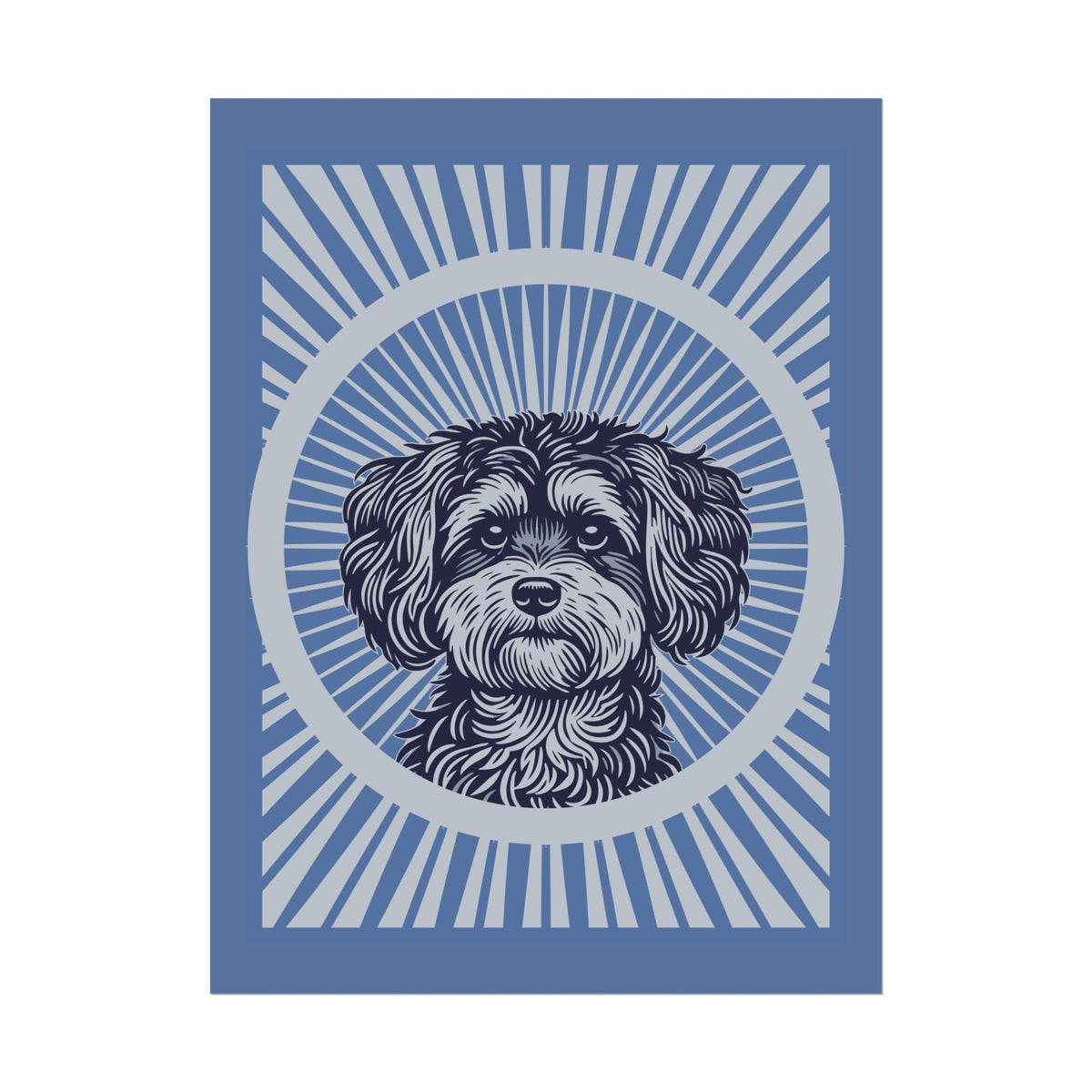 Maltipoo Art Print — 24" x 32" (Vertical)