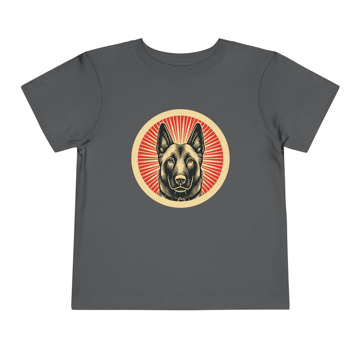 Belgian Malinois Toddler Tee — Asphalt