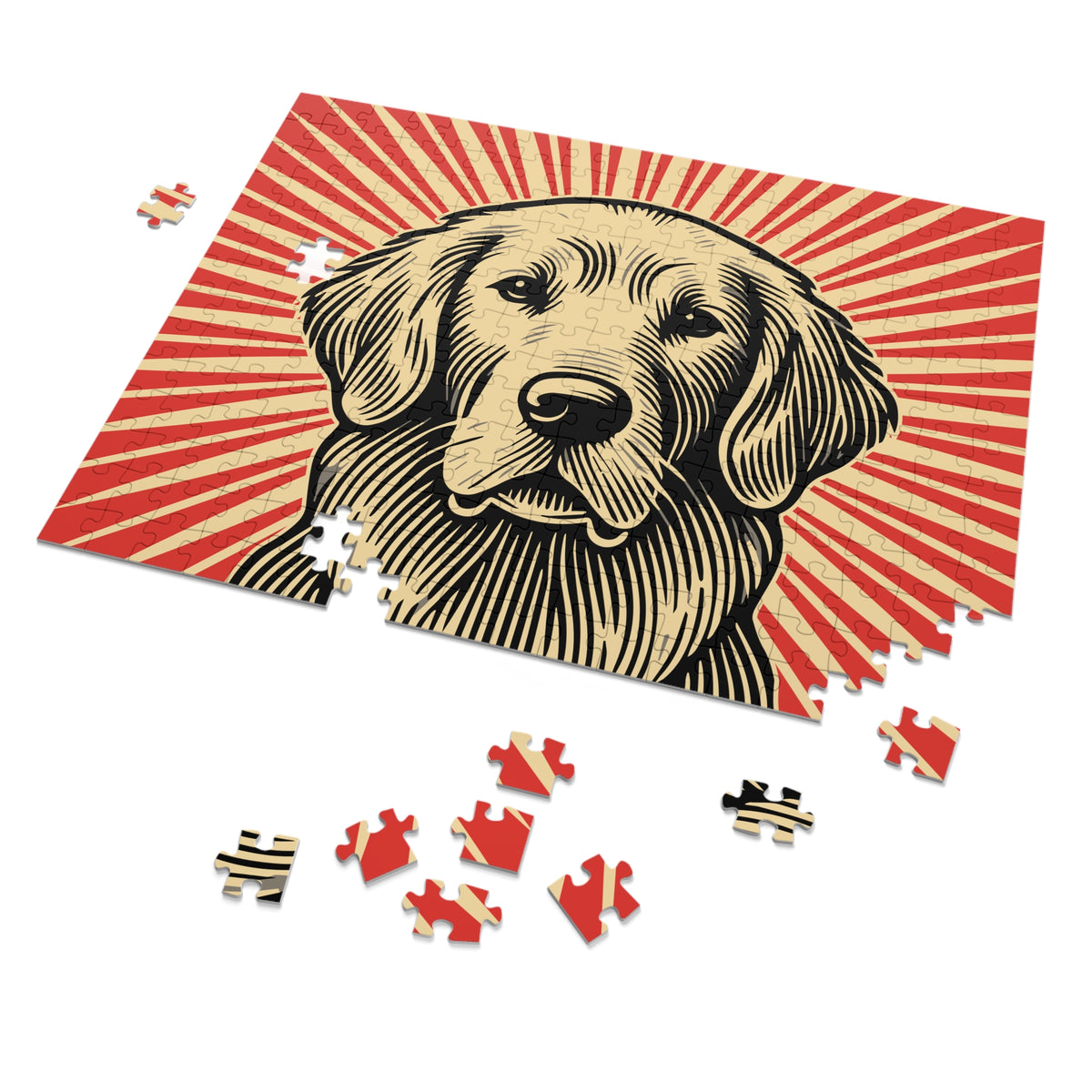 Golden Retriever Jigsaw Puzzle — view 2