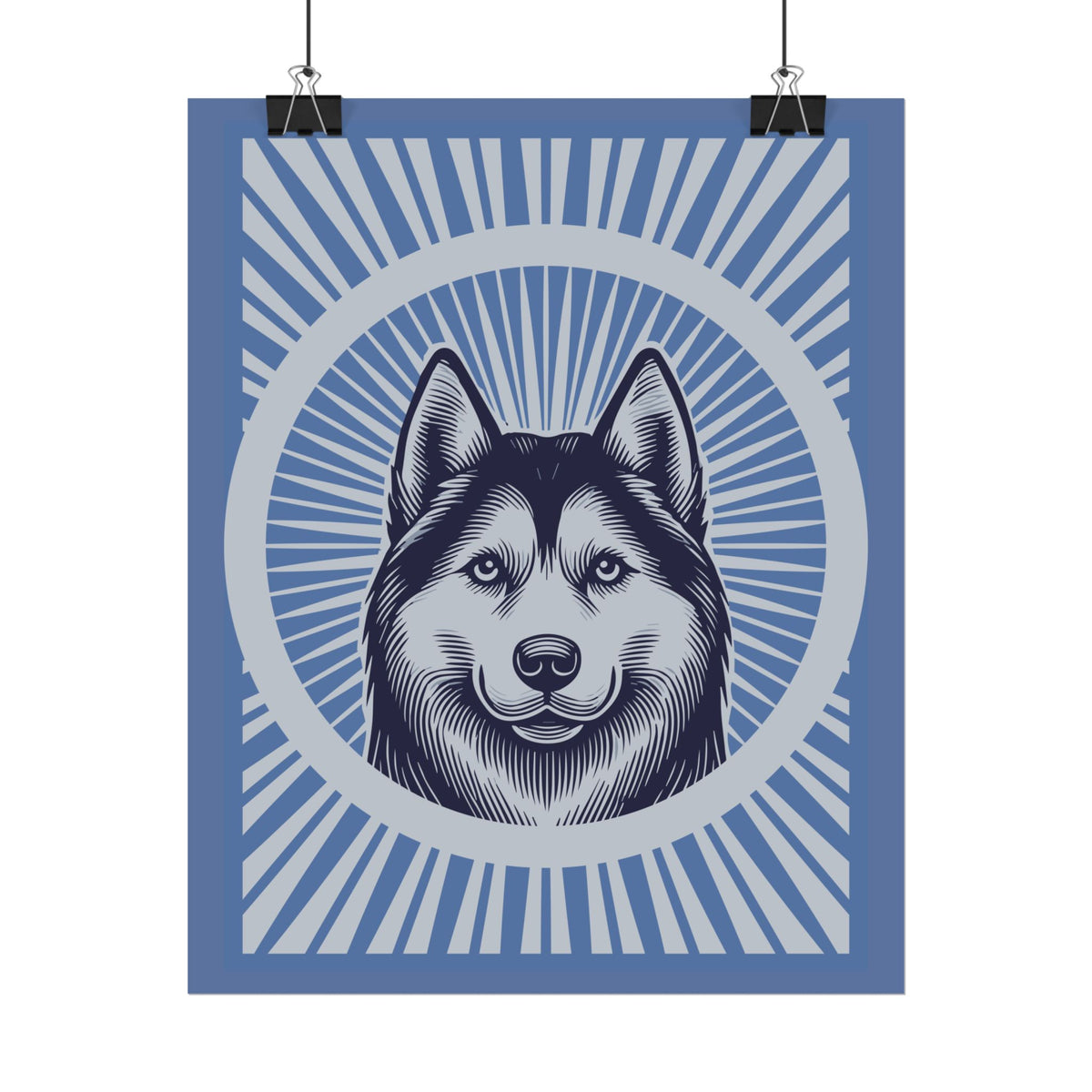 Siberian Husky Art Print — view 2