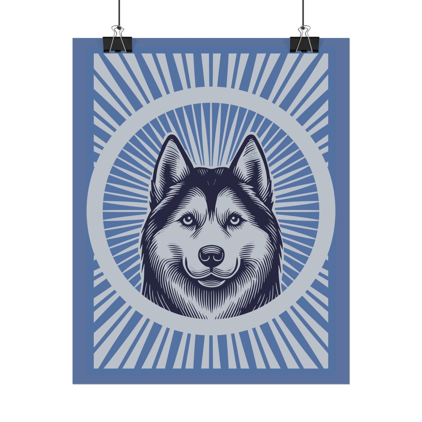 Siberian Husky Art Print