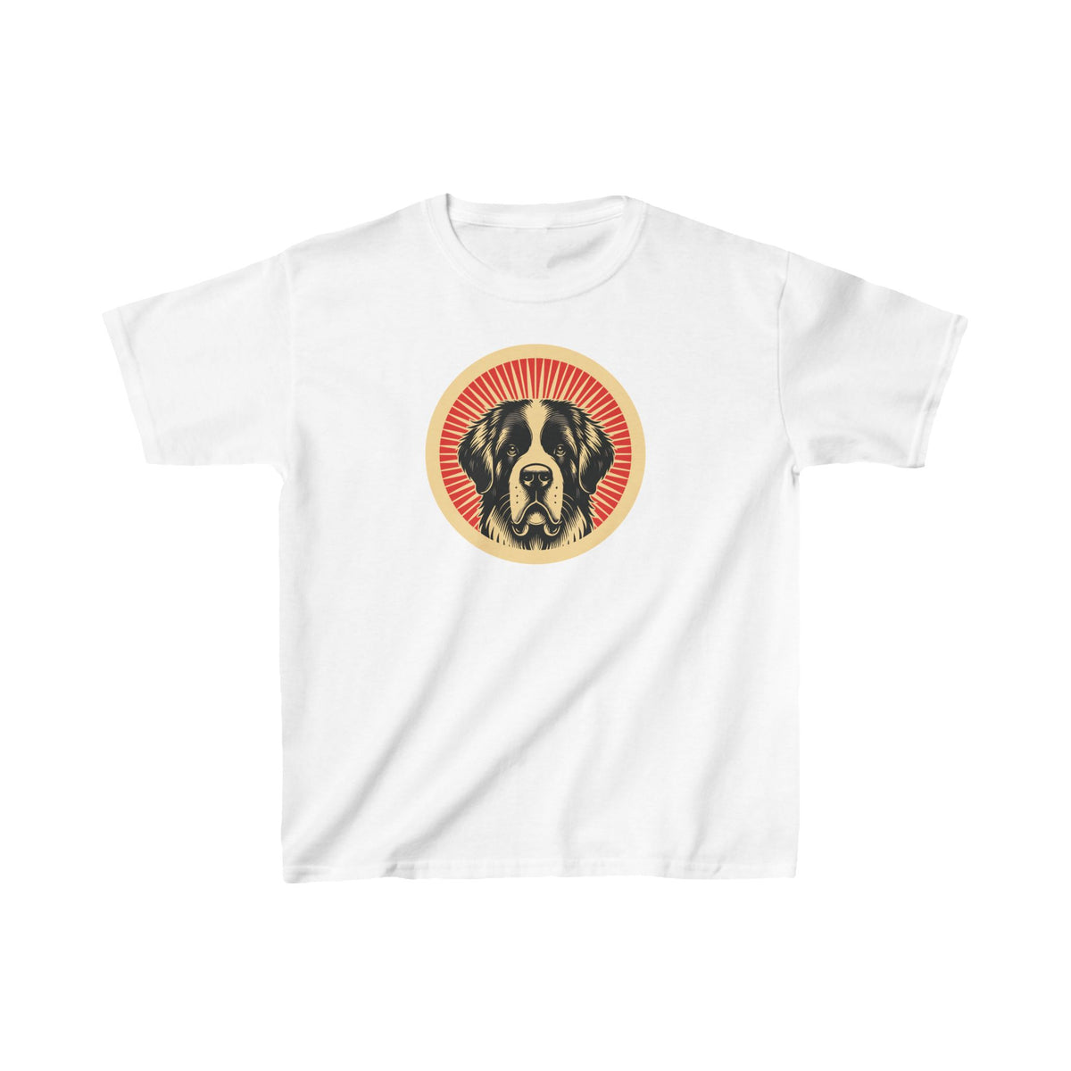 Saint Bernard Kids Tee — White