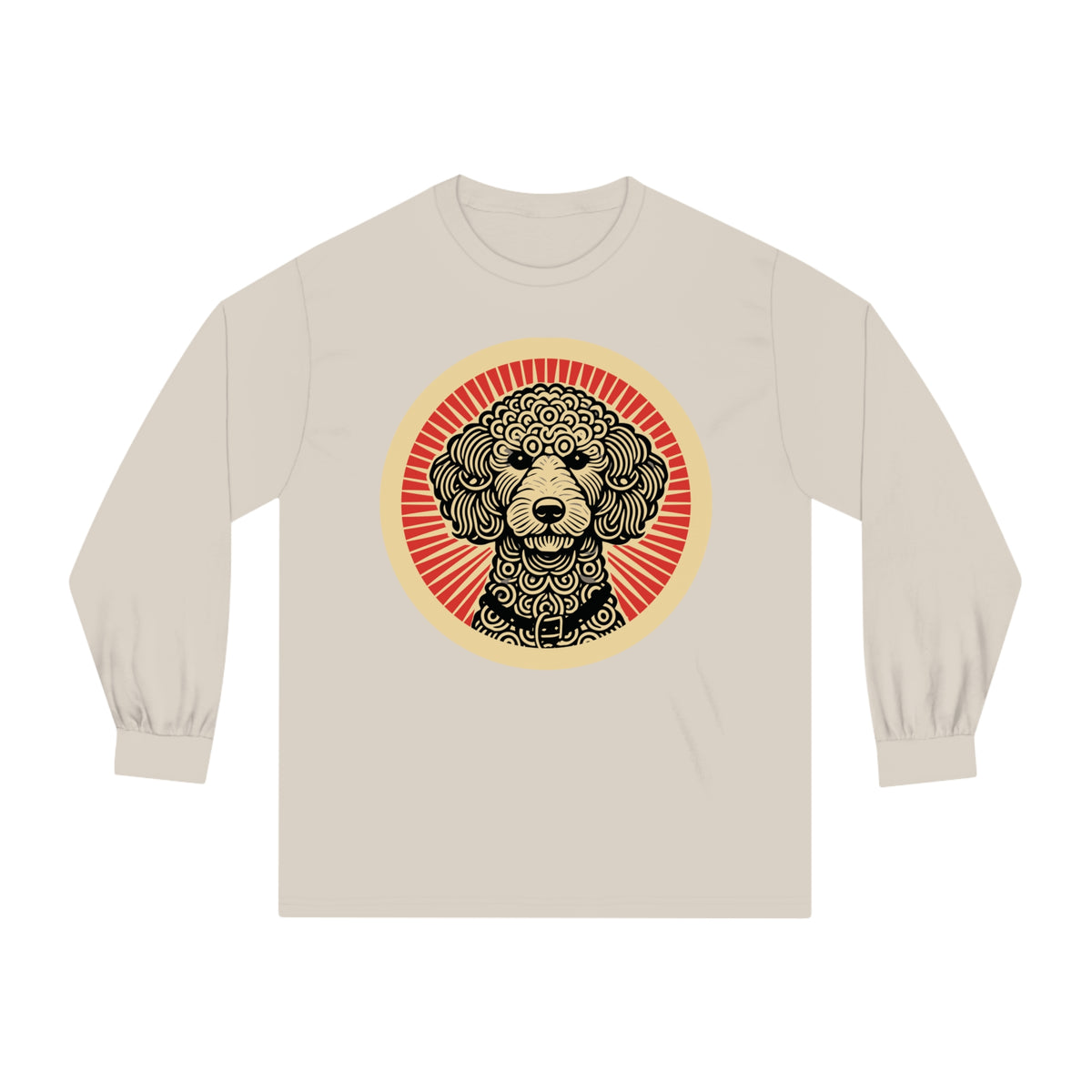 Doodle Long Sleeve Tee — Sand