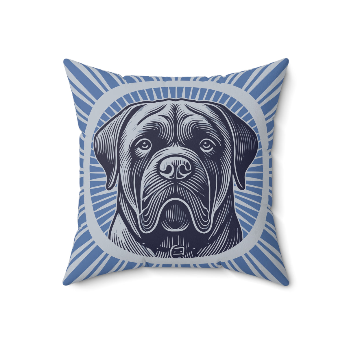 Mastiff Pillow — 18" × 18"