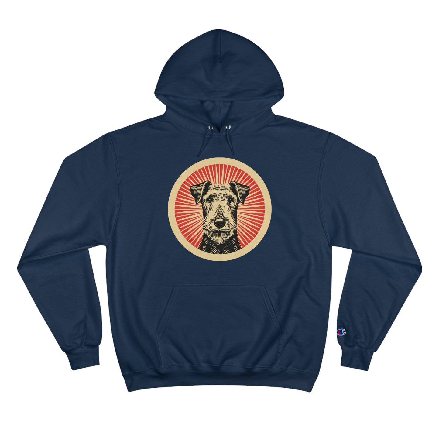 Airedale Terrier Hoodie for Adults