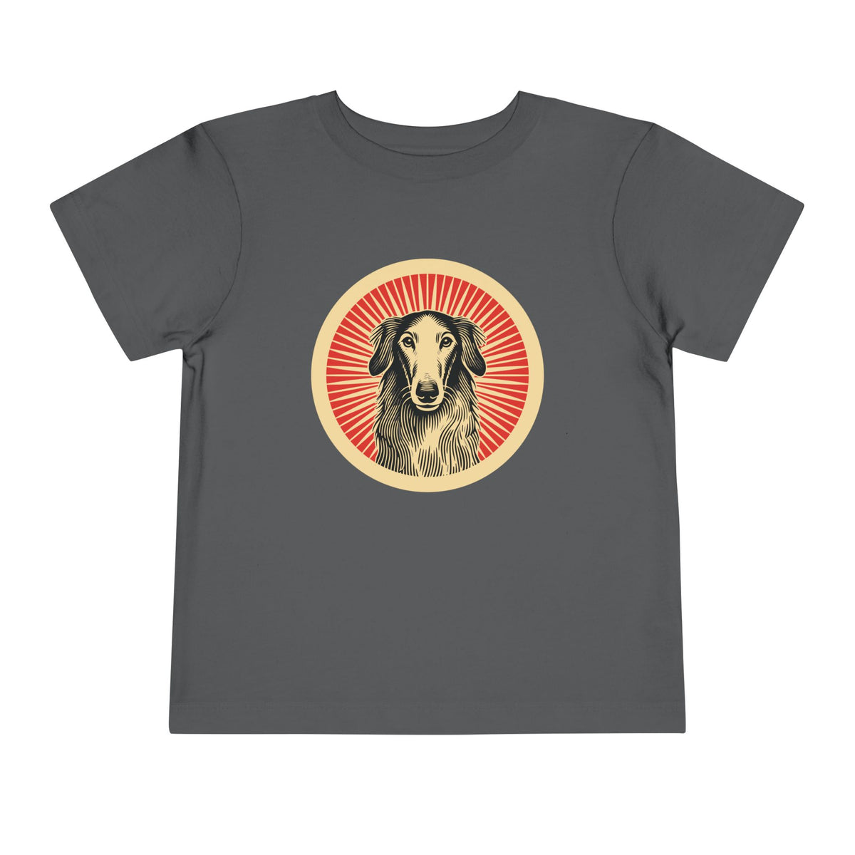 Borzoi Toddler Tee — Asphalt