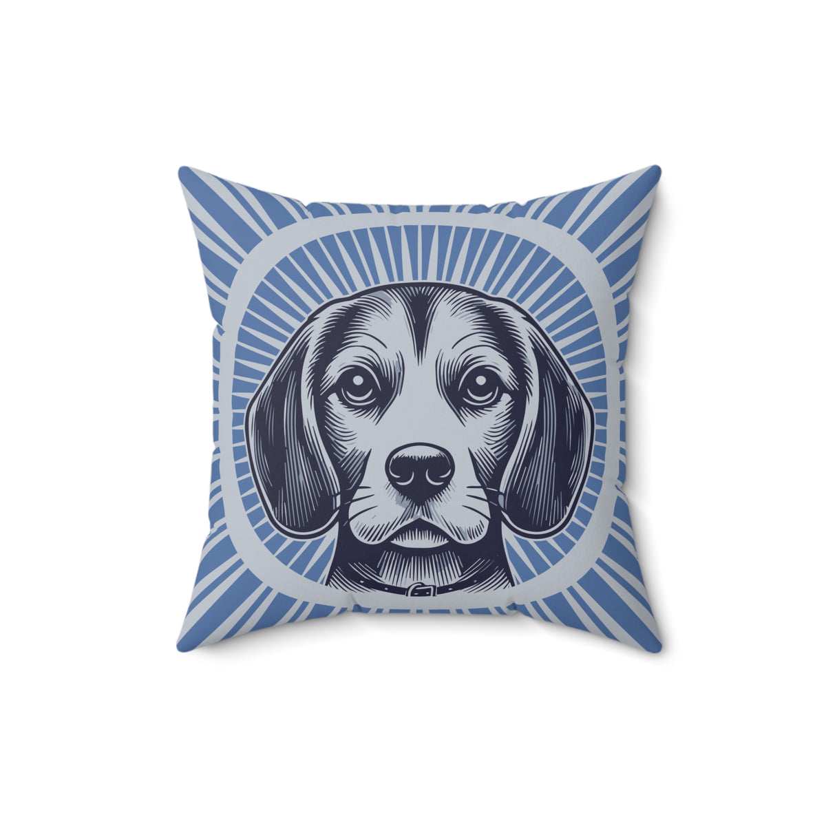 Beagle Pillow — 16" × 16"