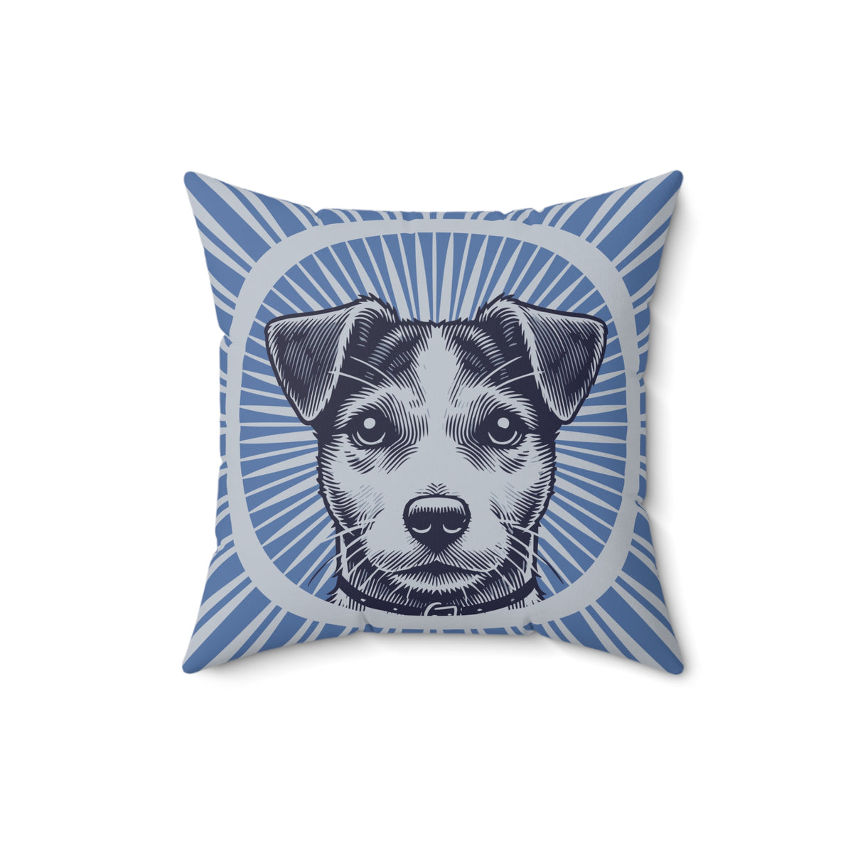 Jack Russell Terrier Pillow — 16" × 16"