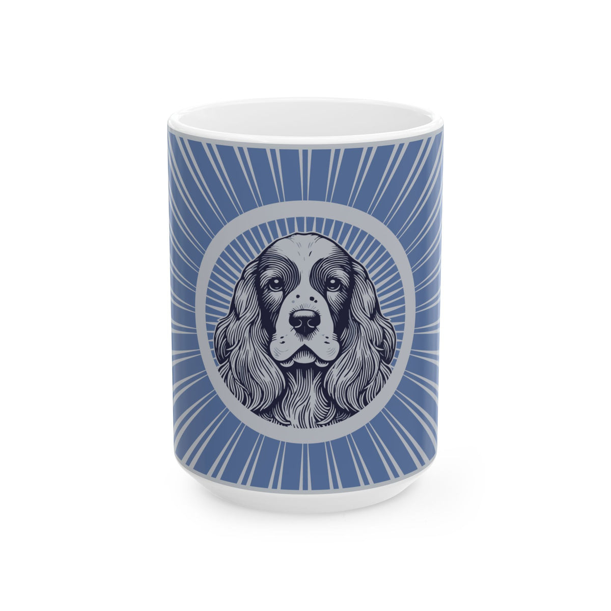 English Cocker Spaniel Ceramic Mug — 15oz