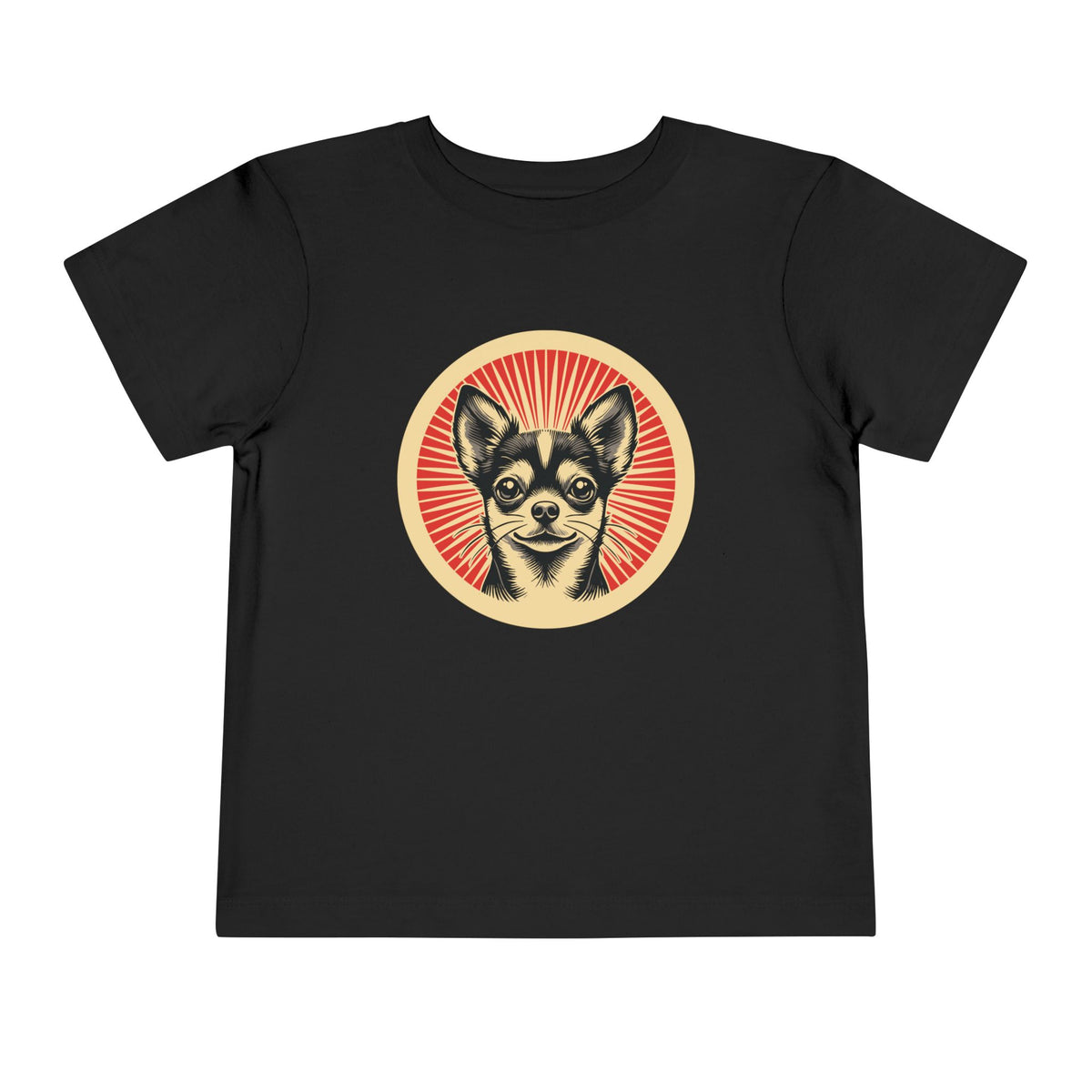 Chihuahua Toddler Tee — Black