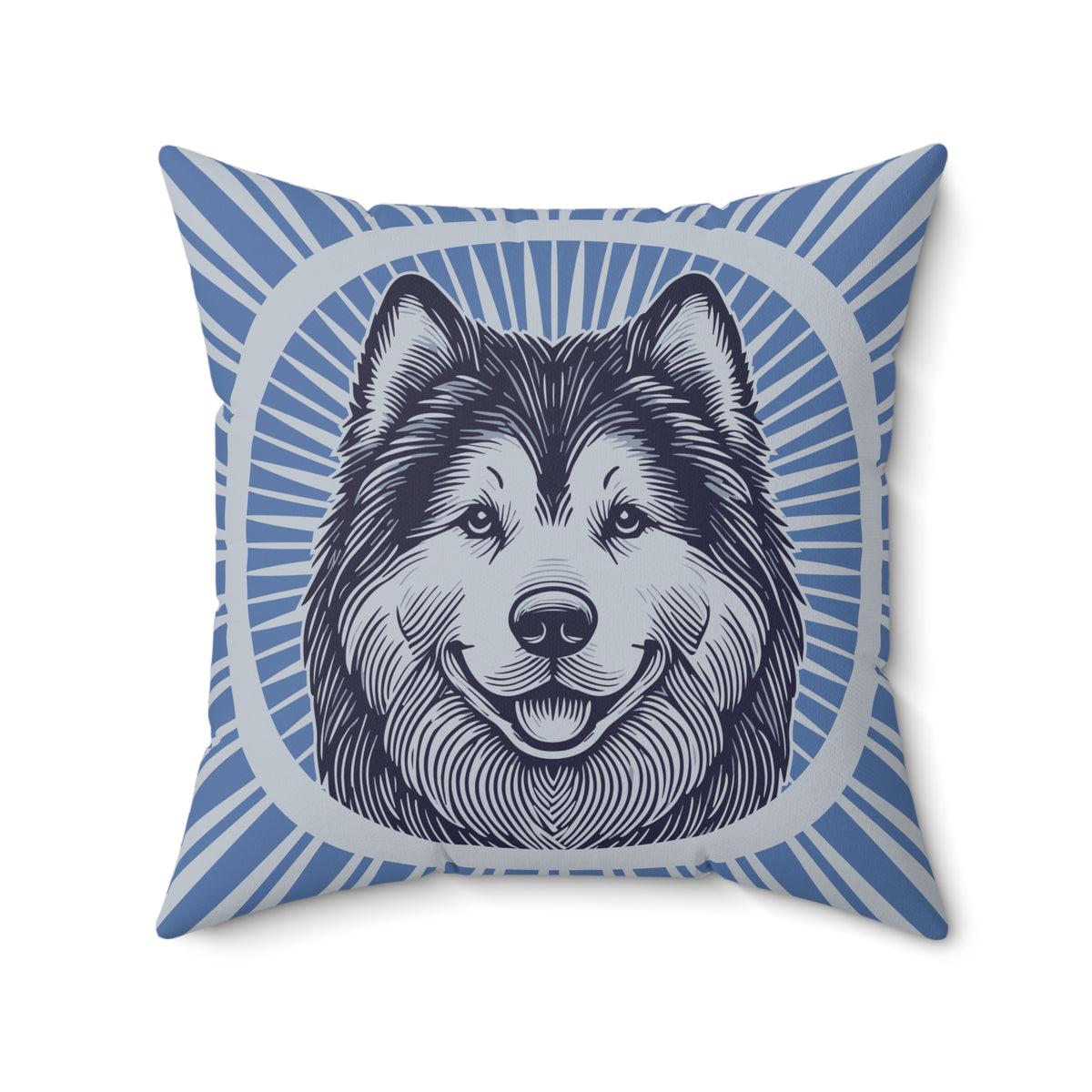 Alaskan Malamute Pillow — 20" × 20"