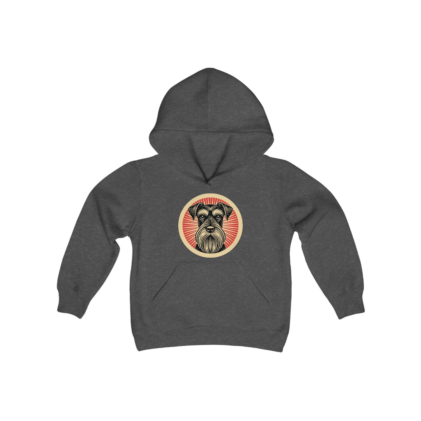 Standard Schnauzer Heavy Hoodie for Kids