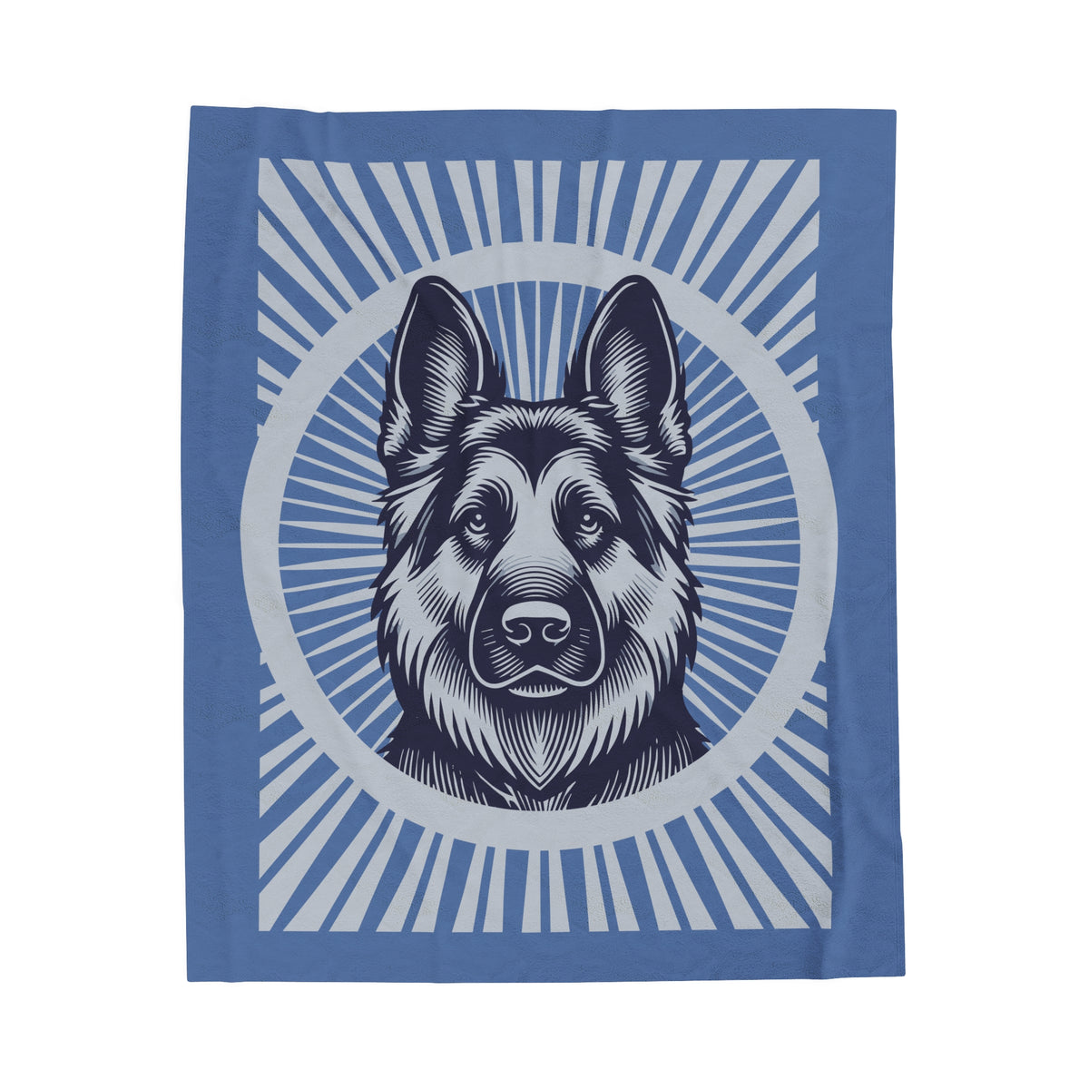 German Shepherd Blanket — 50" × 60"