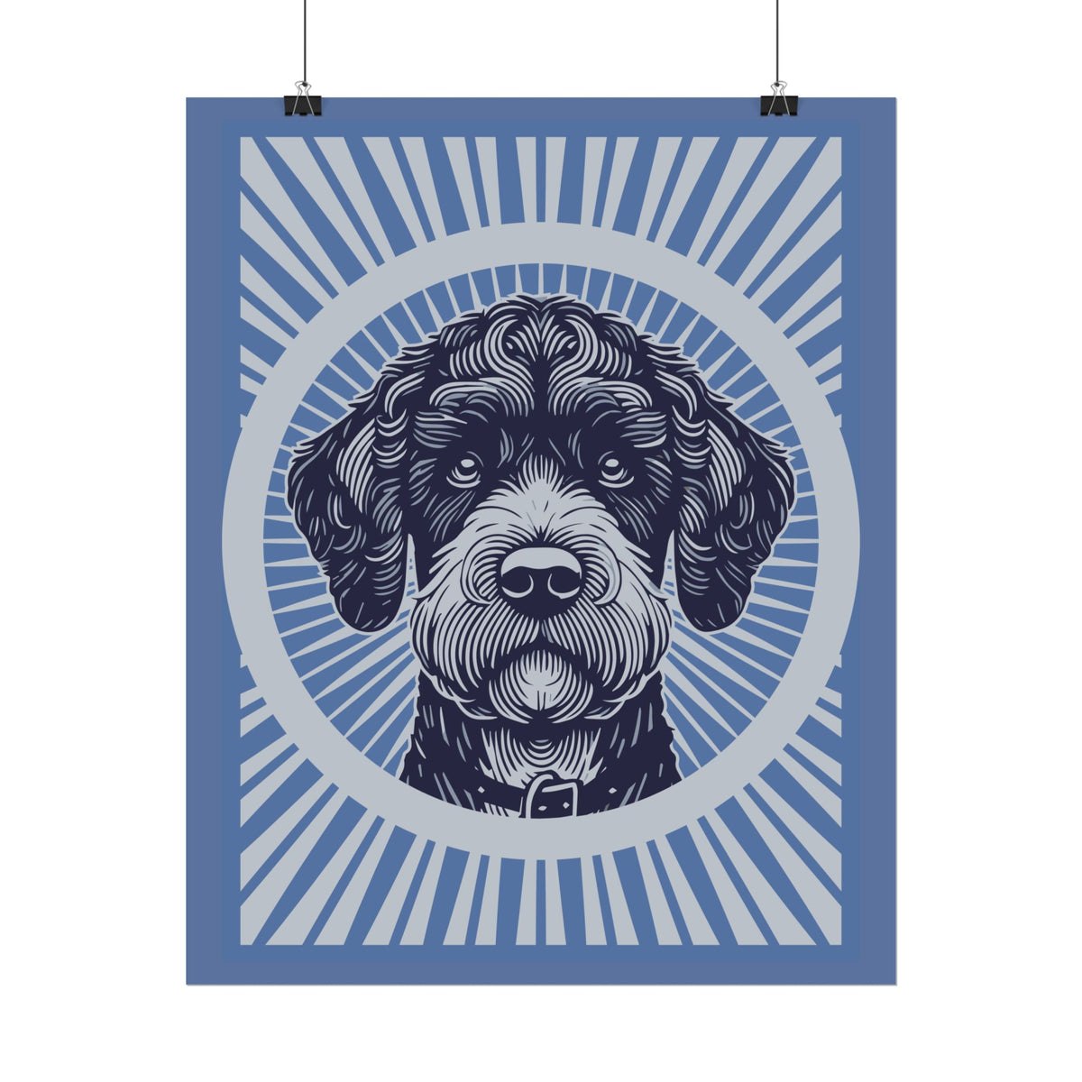 Boxerdoodle Art Print — view 5