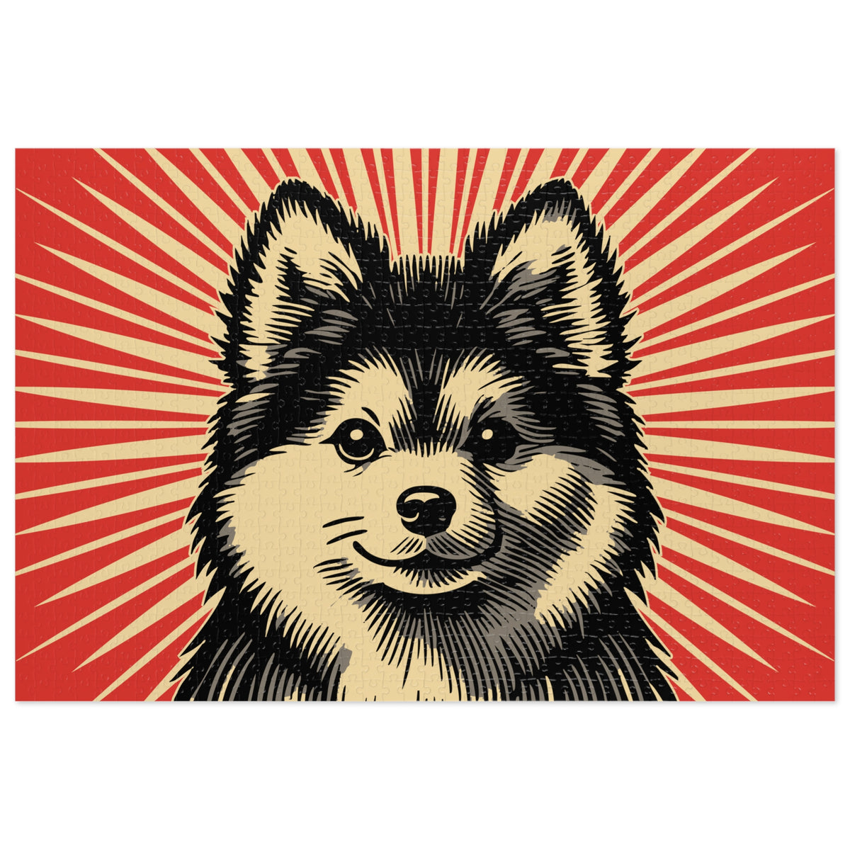 Pomsky Jigsaw Puzzle — 29.25" × 19.75" (1000 pcs)