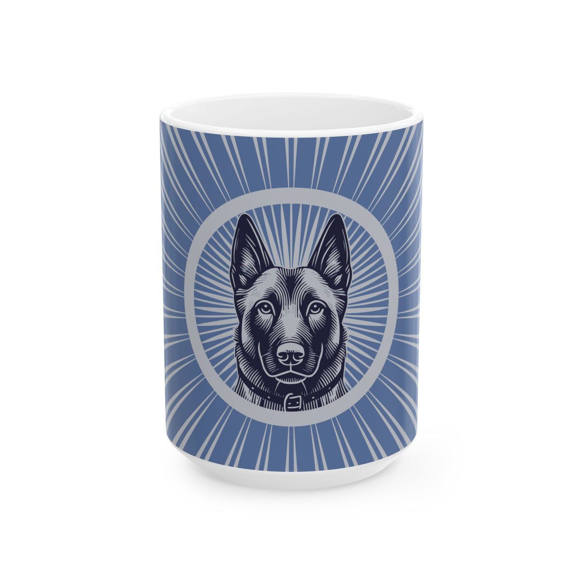 Belgian Malinois Ceramic Mug — 15oz