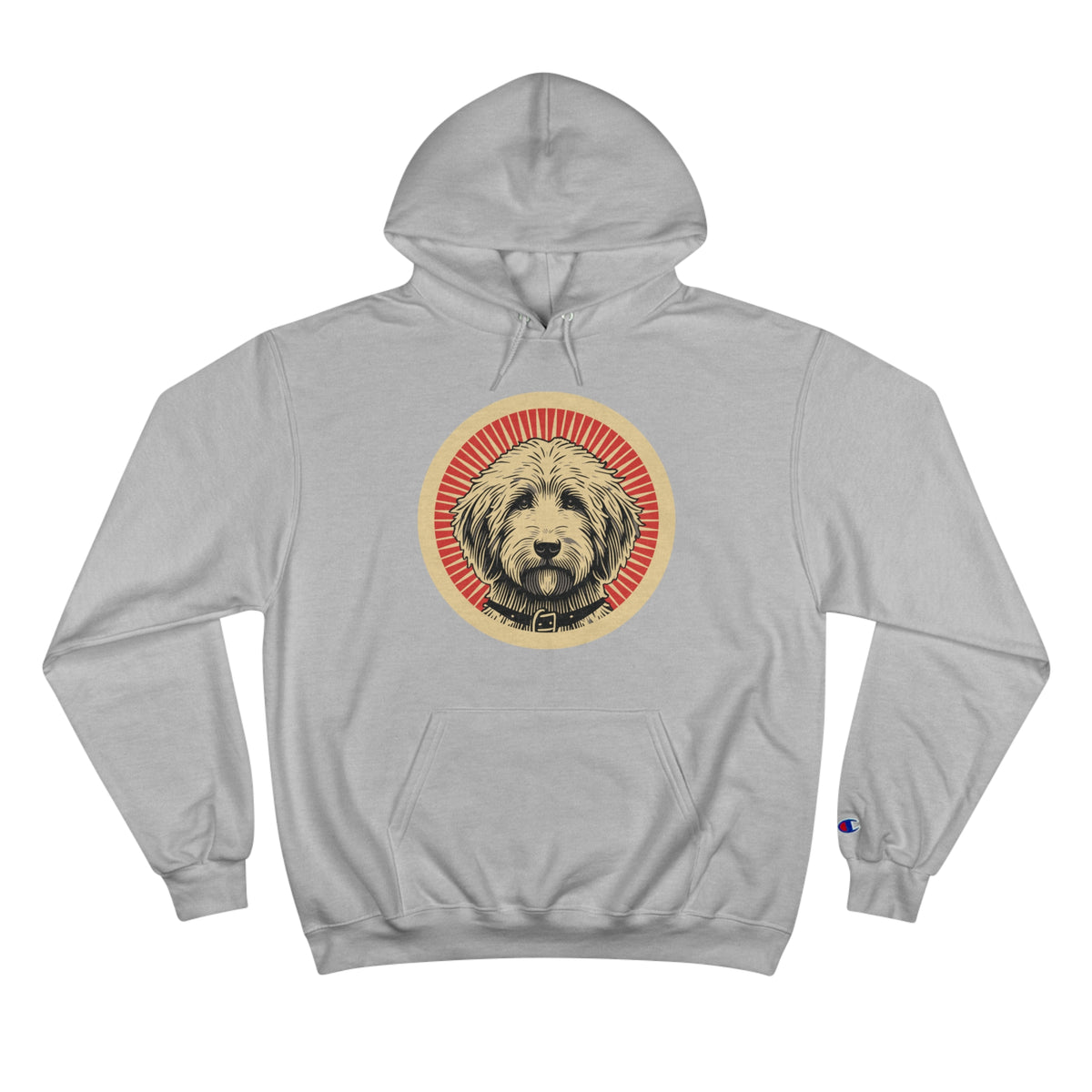 Goldendoodle Champion Hoodie — Light Steel