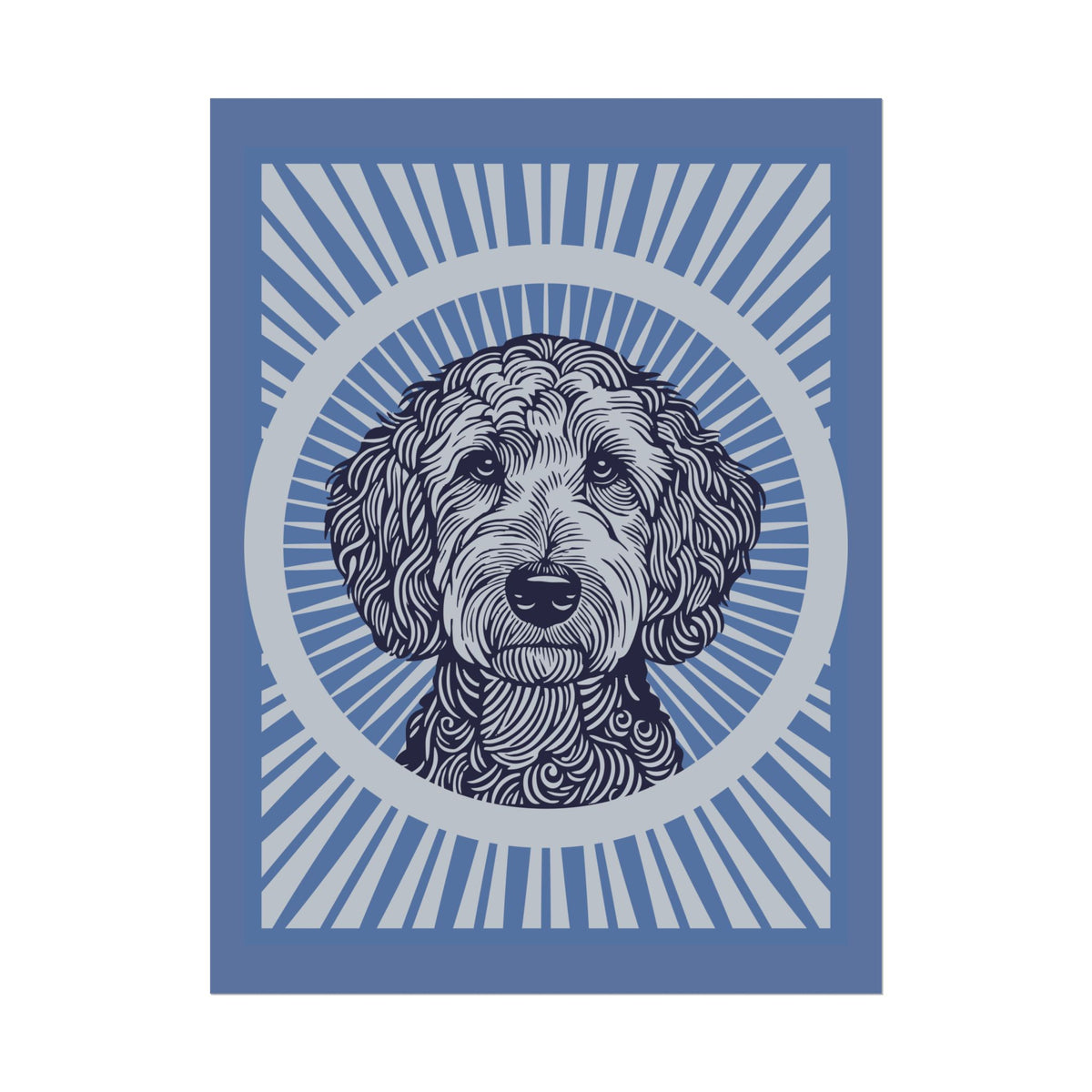Goldendoodle Art Print — 24" x 32" (Vertical)