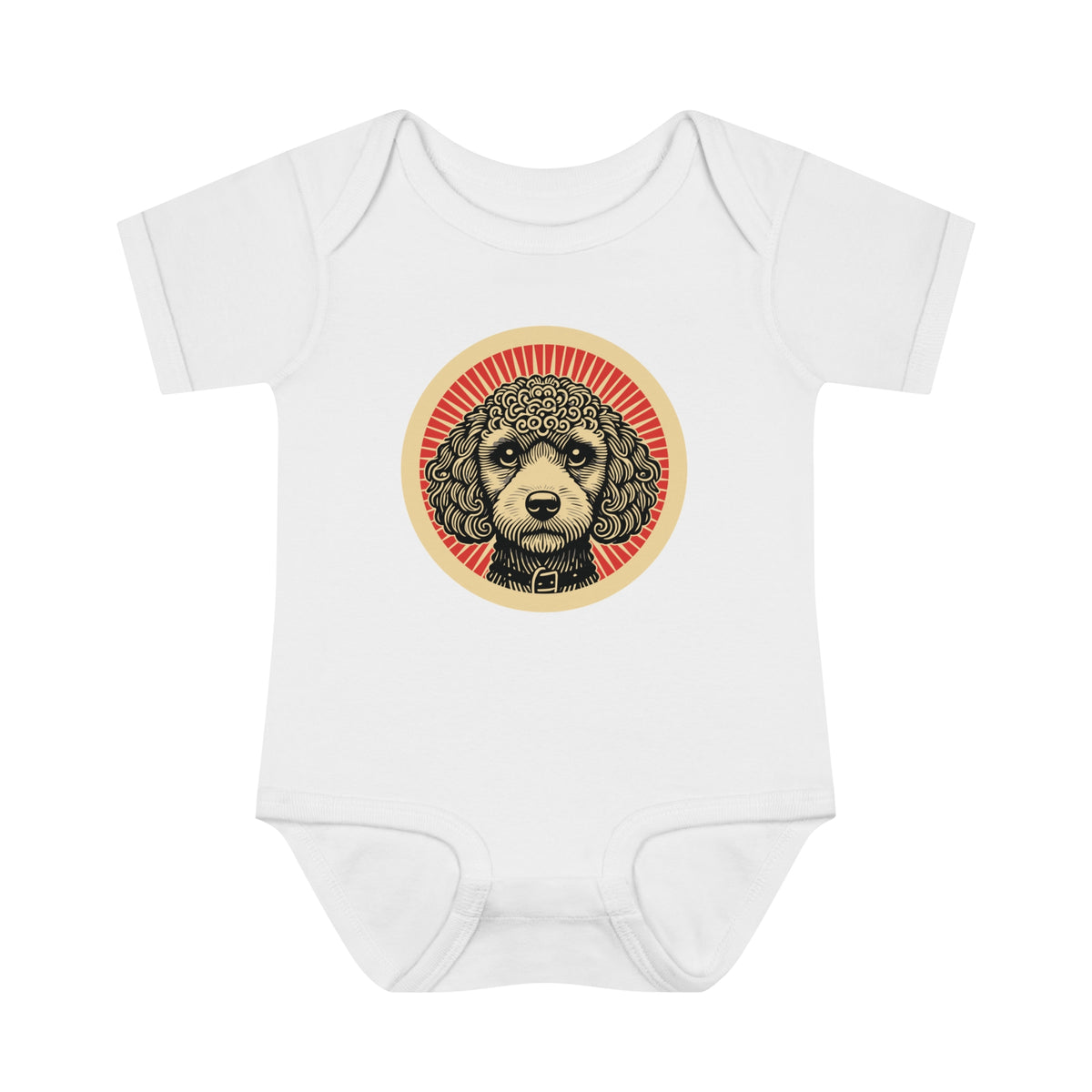 Cockapoo Baby Bodysuit — White