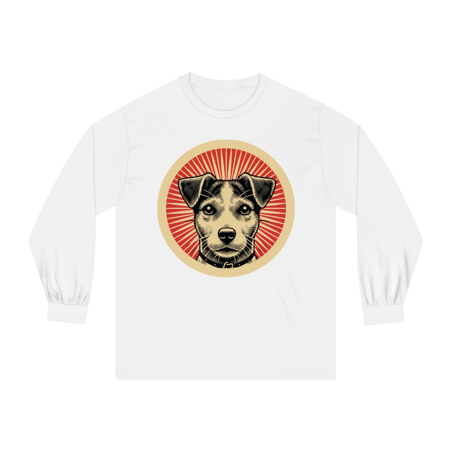 Jack Russell Terrier Long Sleeve Tee for Adults