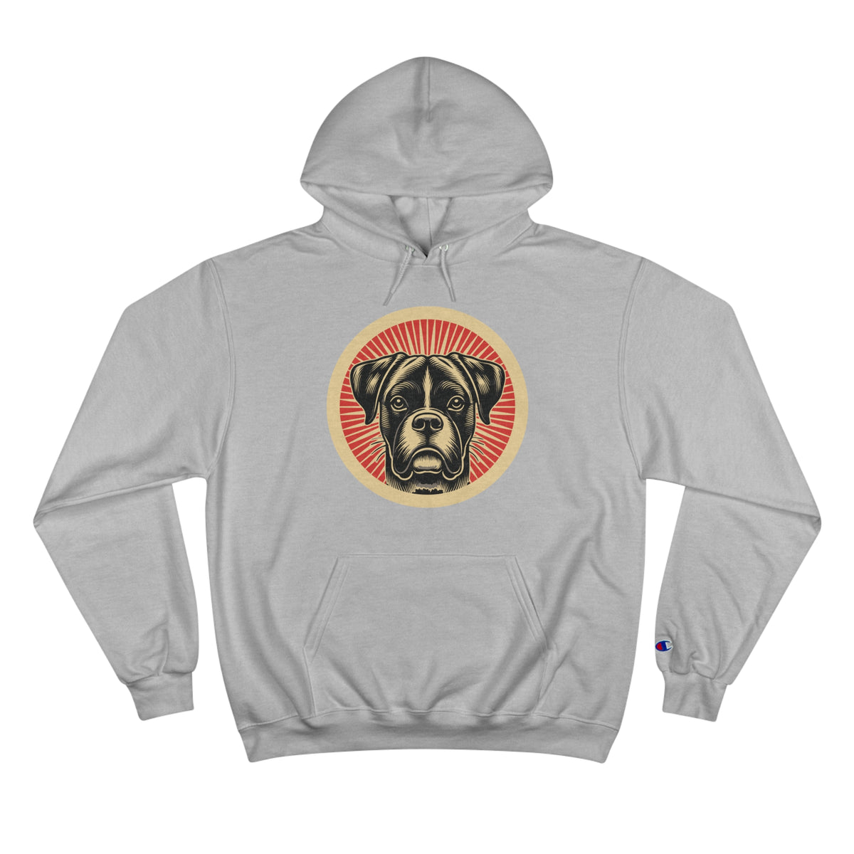 Boxer Champion Hoodie — Light Steel