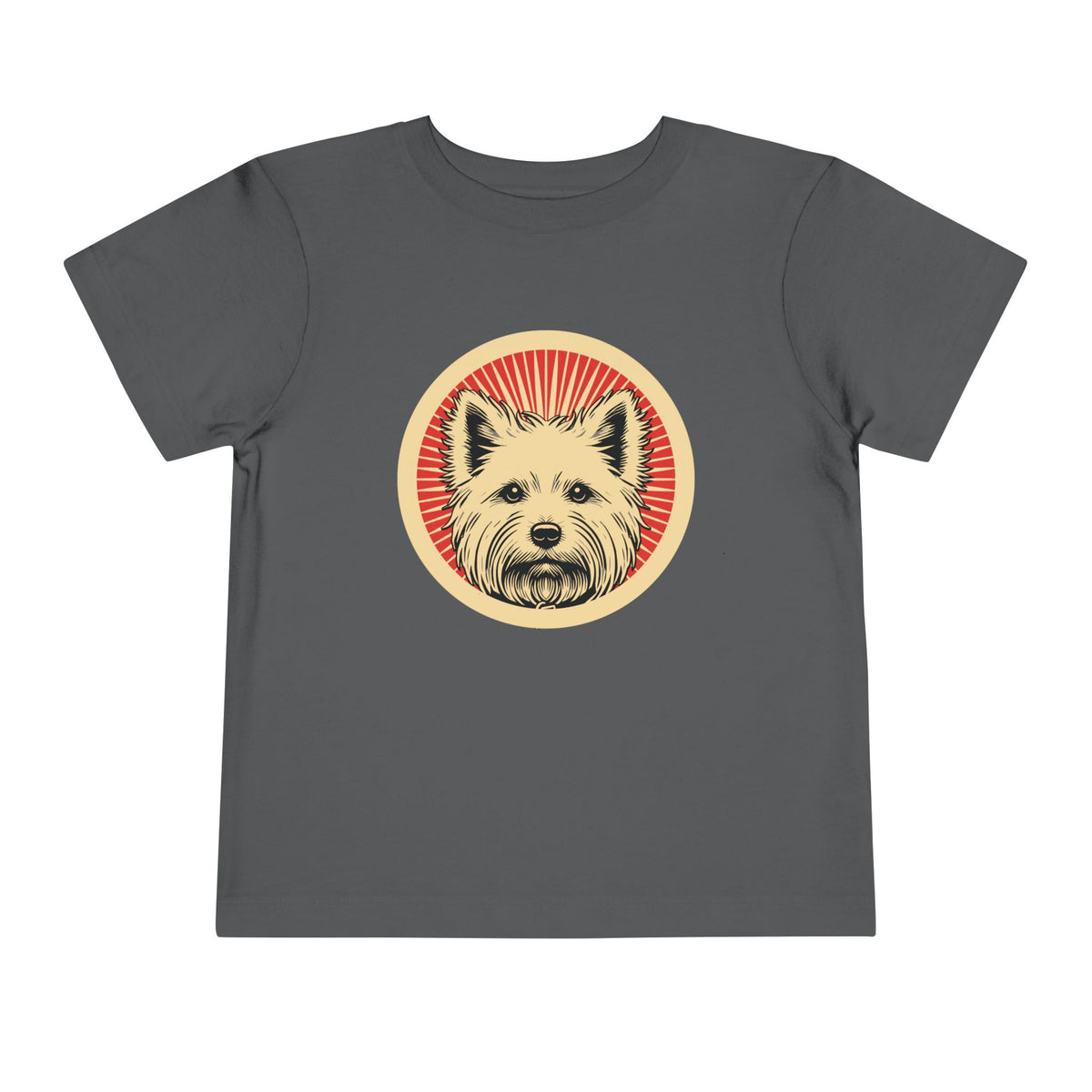 West Highland White Terrier Toddler Tee — Asphalt