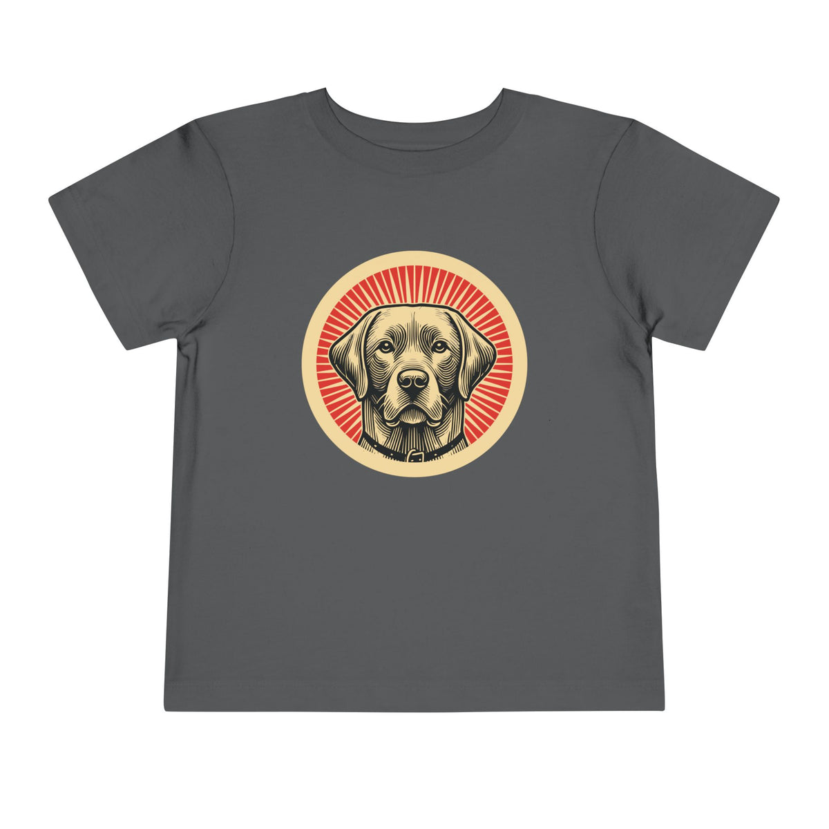 Labrador Retriever Toddler Tee — Asphalt