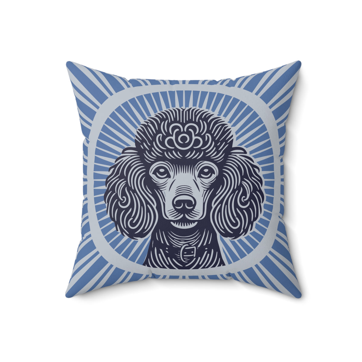 Poodle Pillow — 18" × 18"