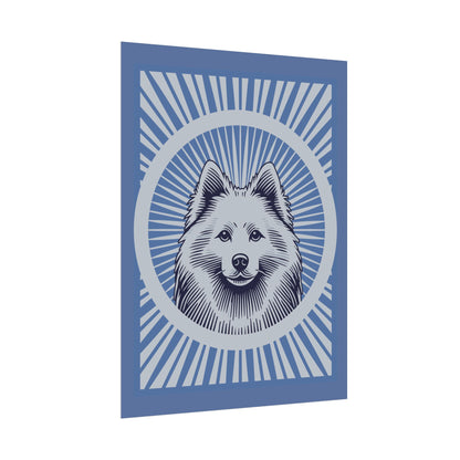 American Eskimo Dog Art Print