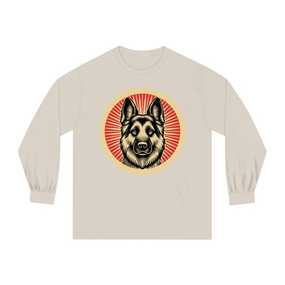 German Shepherd Long Sleeve Tee for Adults