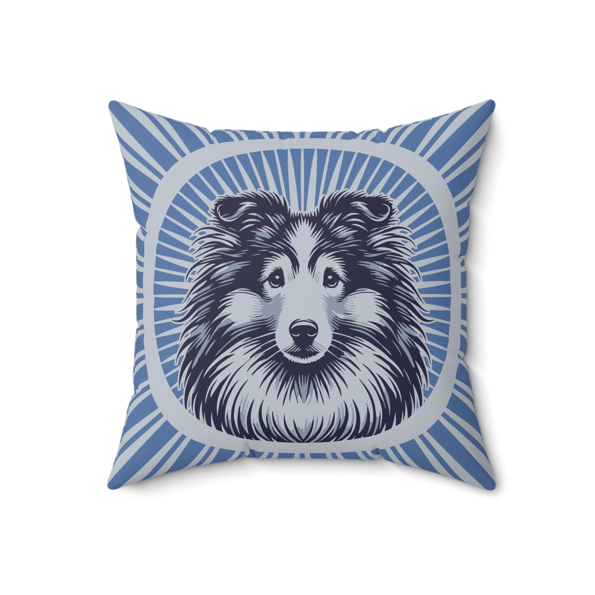 Shetland Sheepdog Pillow — 18" × 18"