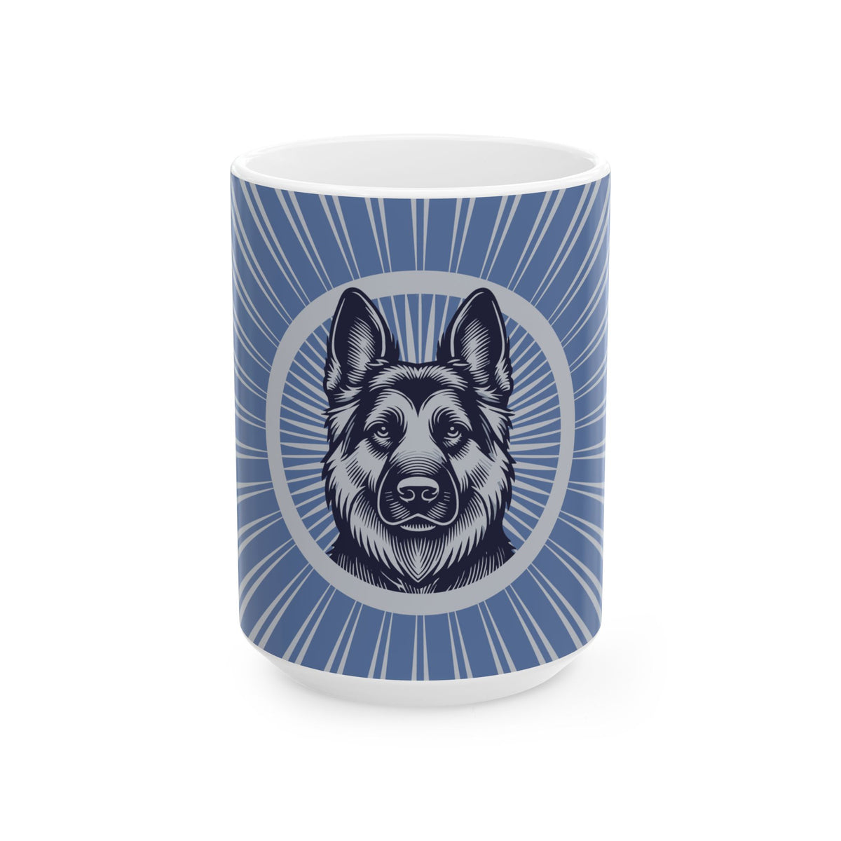 German Shepherd Ceramic Mug — 15oz