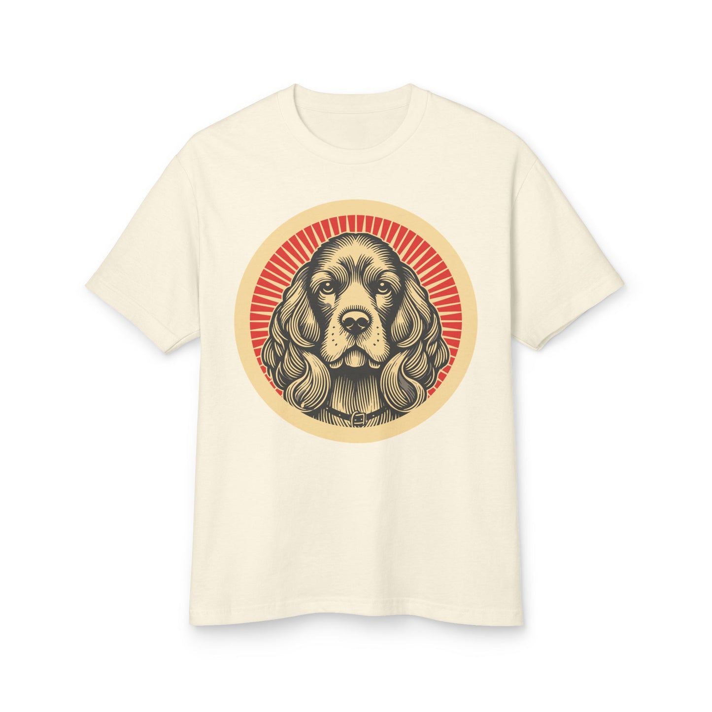 Cavalier King Charles Spaniel Heavyweight Cotton T-Shirt for Adults