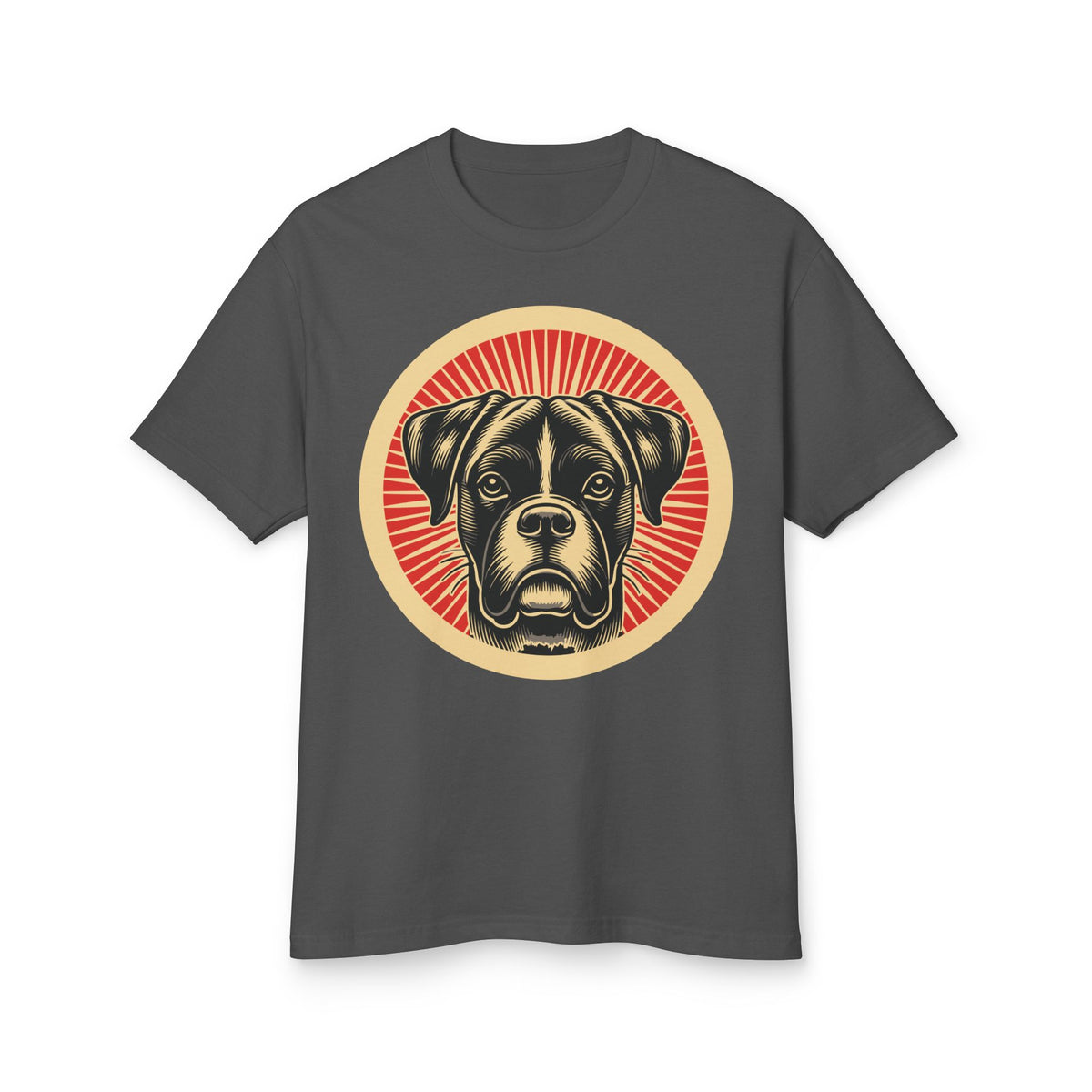 Boxer Heavyweight Tee — Faded Black