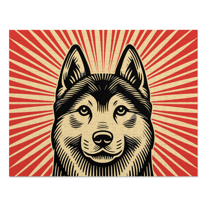Norwegian Elkhound Jigsaw Puzzle