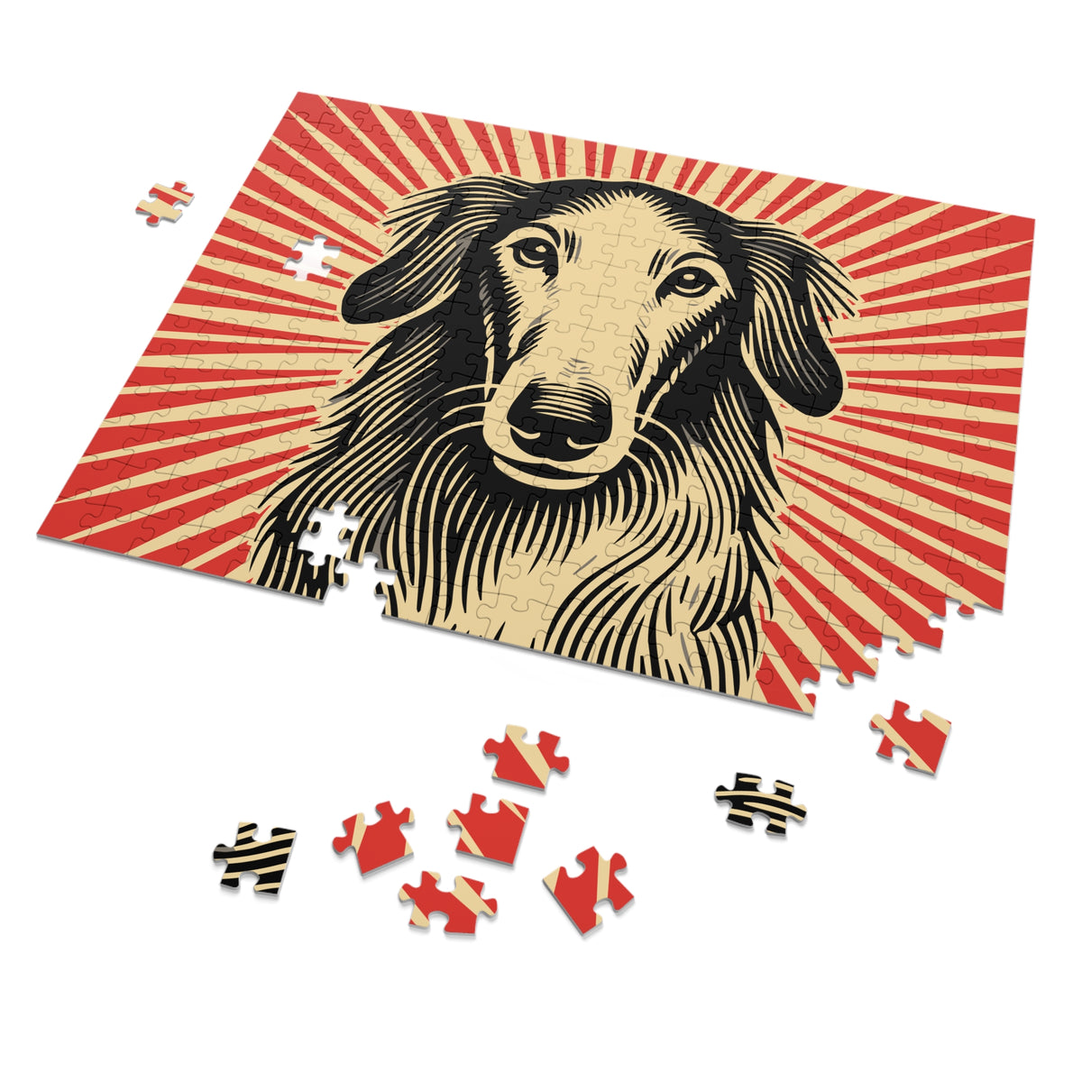 Borzoi Jigsaw Puzzle — view 2