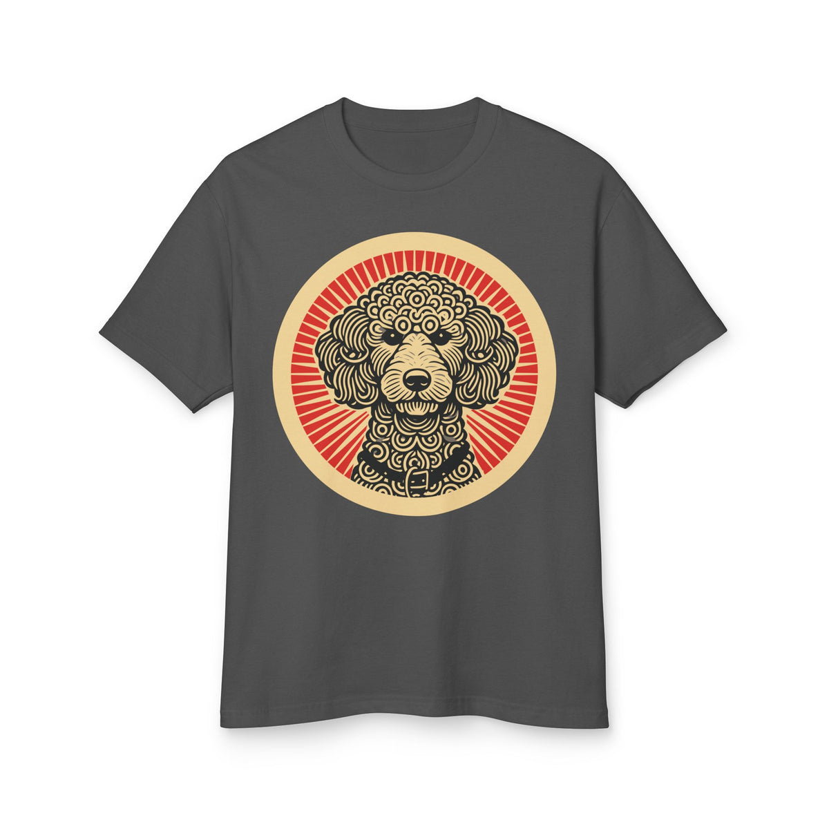 Doodle Heavyweight Tee — Faded Black