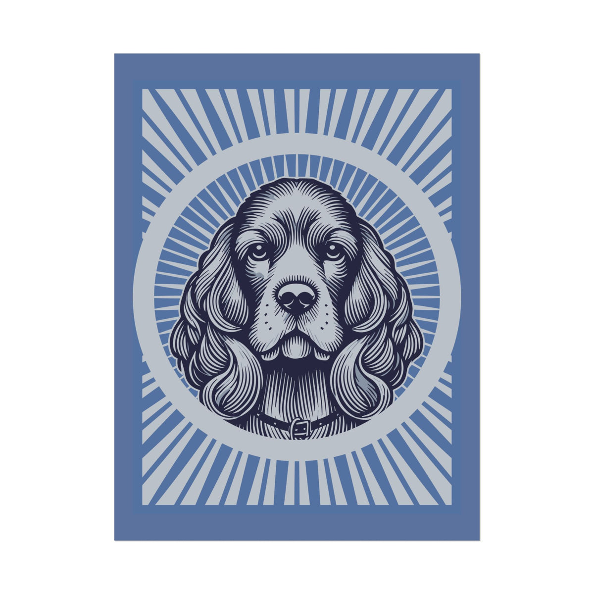 Cavalier King Charles Spaniel Art Print — 18″ x 24″ (Vertical)