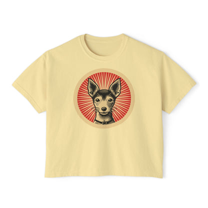 Toy Fox Terrier Women's Boxy Tee