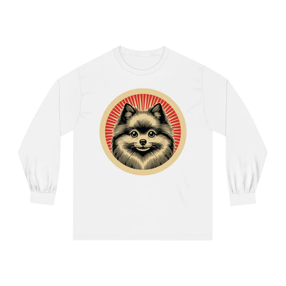 Pomeranian Long Sleeve Tee for Adults