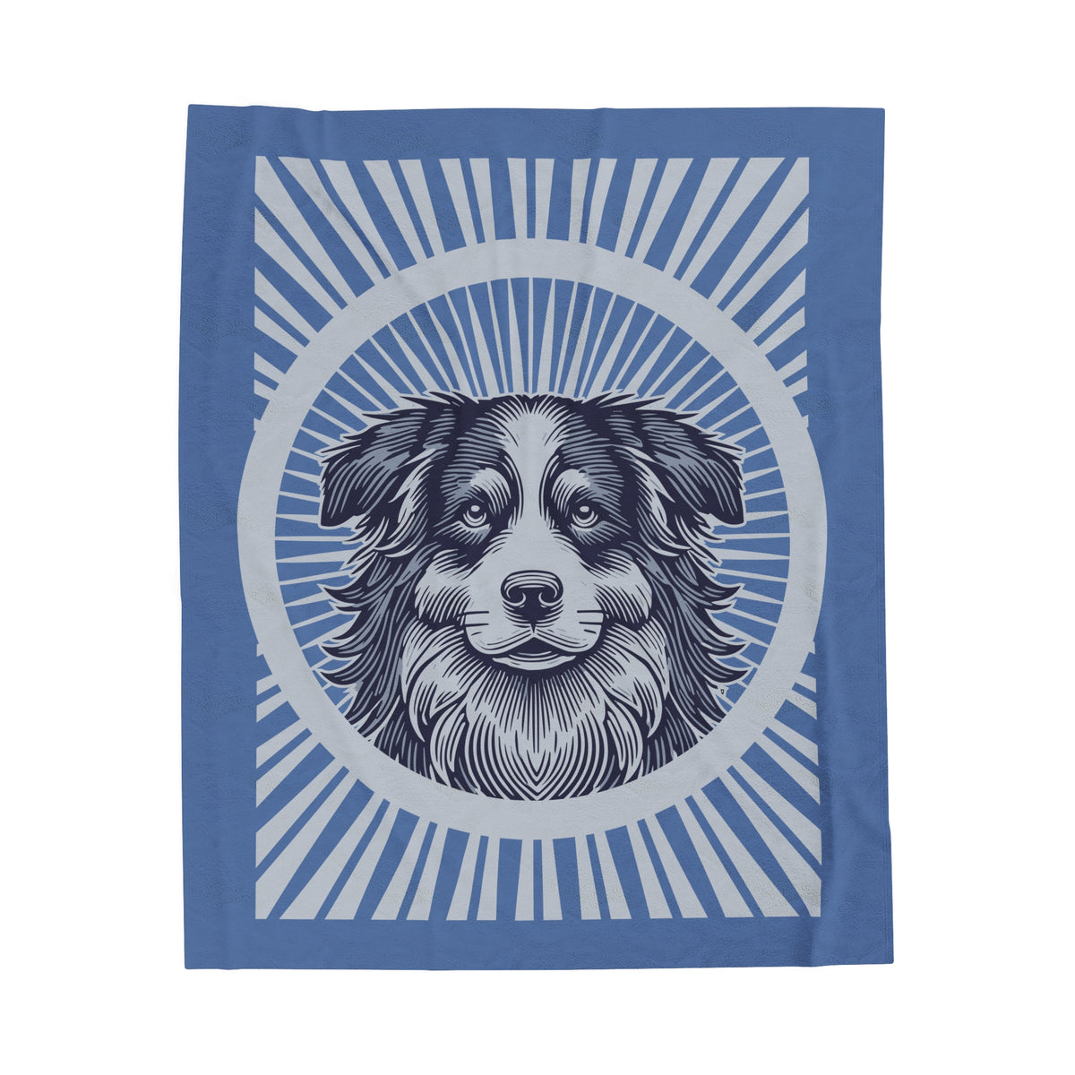 Border Collie Blanket — 50" × 60"