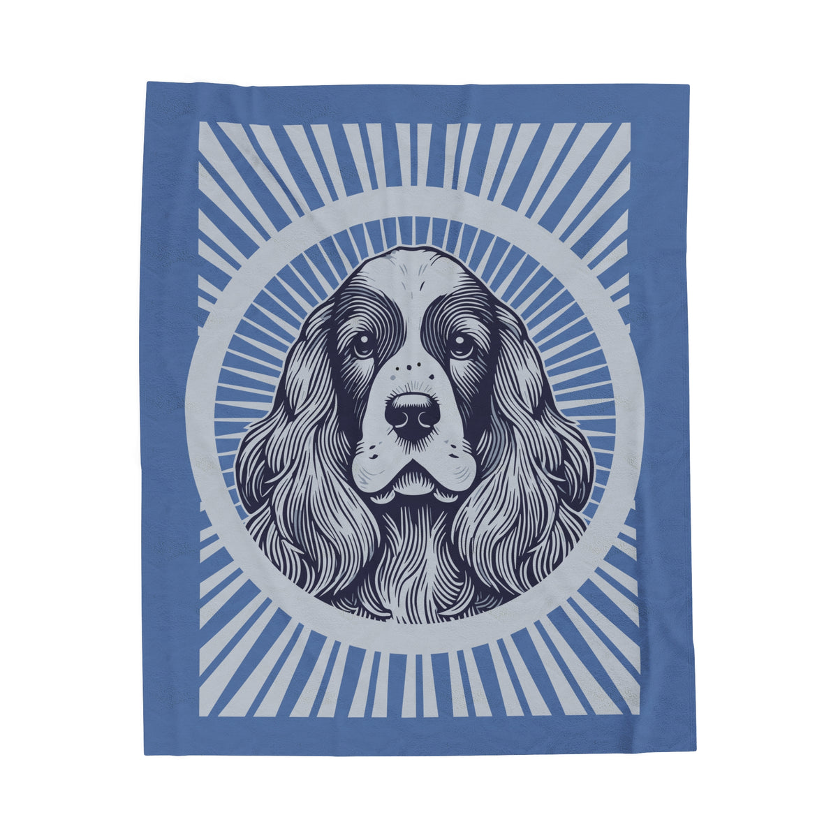 English Cocker Spaniel Blanket — 50" × 60"