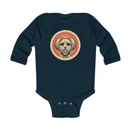 Maltese Long Sleeve Bodysuit for Infants