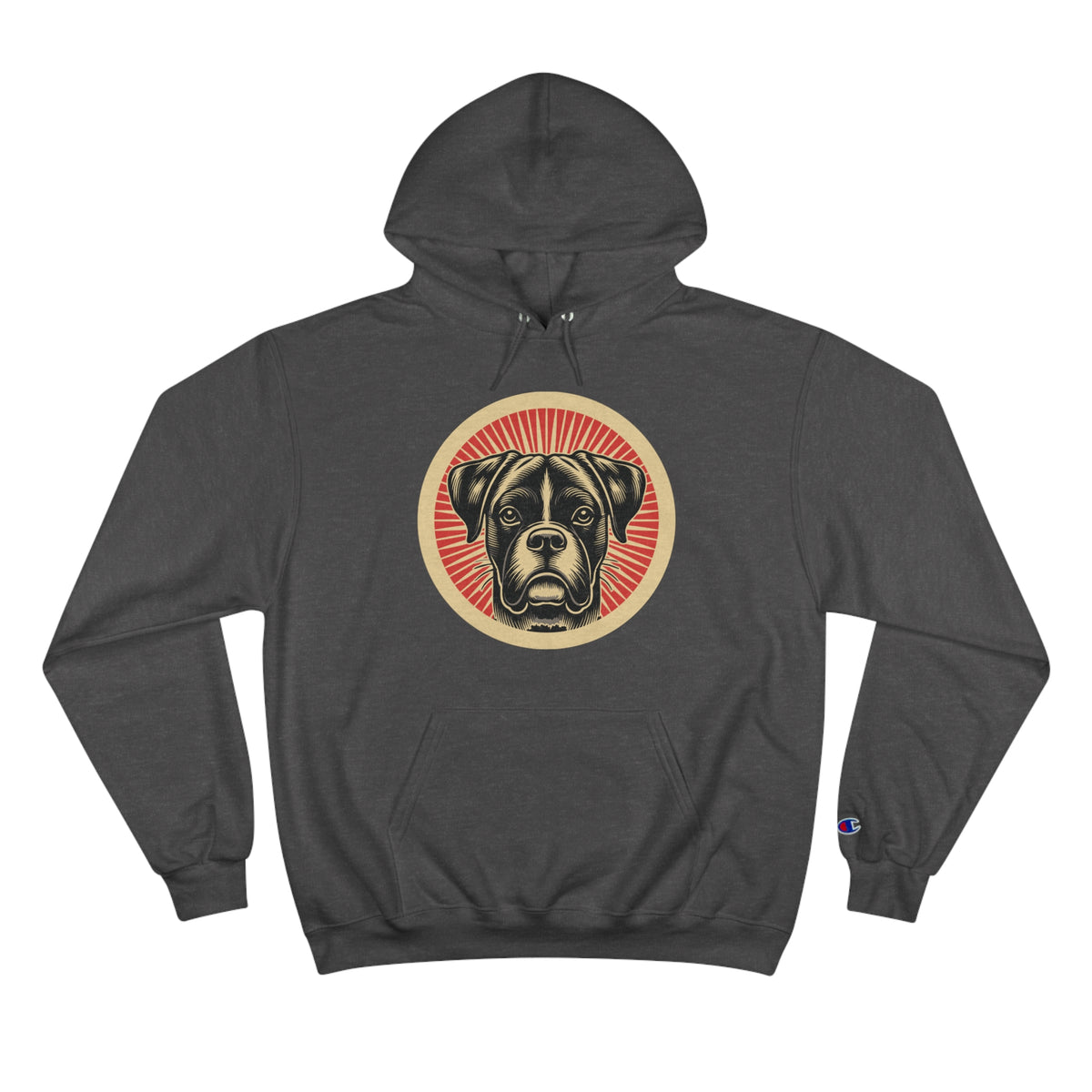 Boxer Champion Hoodie — Charcoal Heather