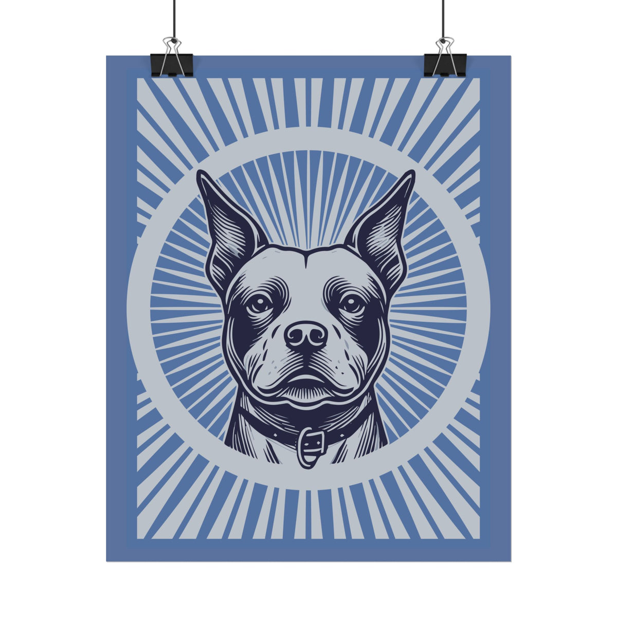 Staffordshire Bull Terrier Art Print — view 2