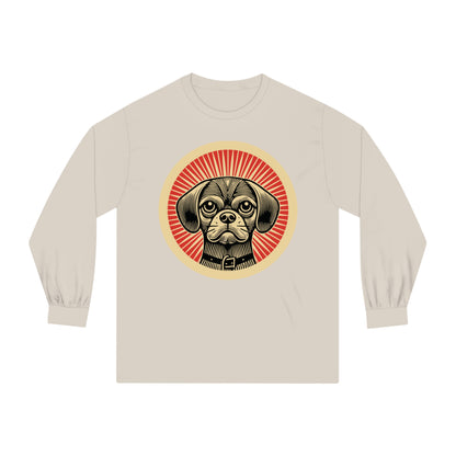 Puggle Long Sleeve Tee for Adults