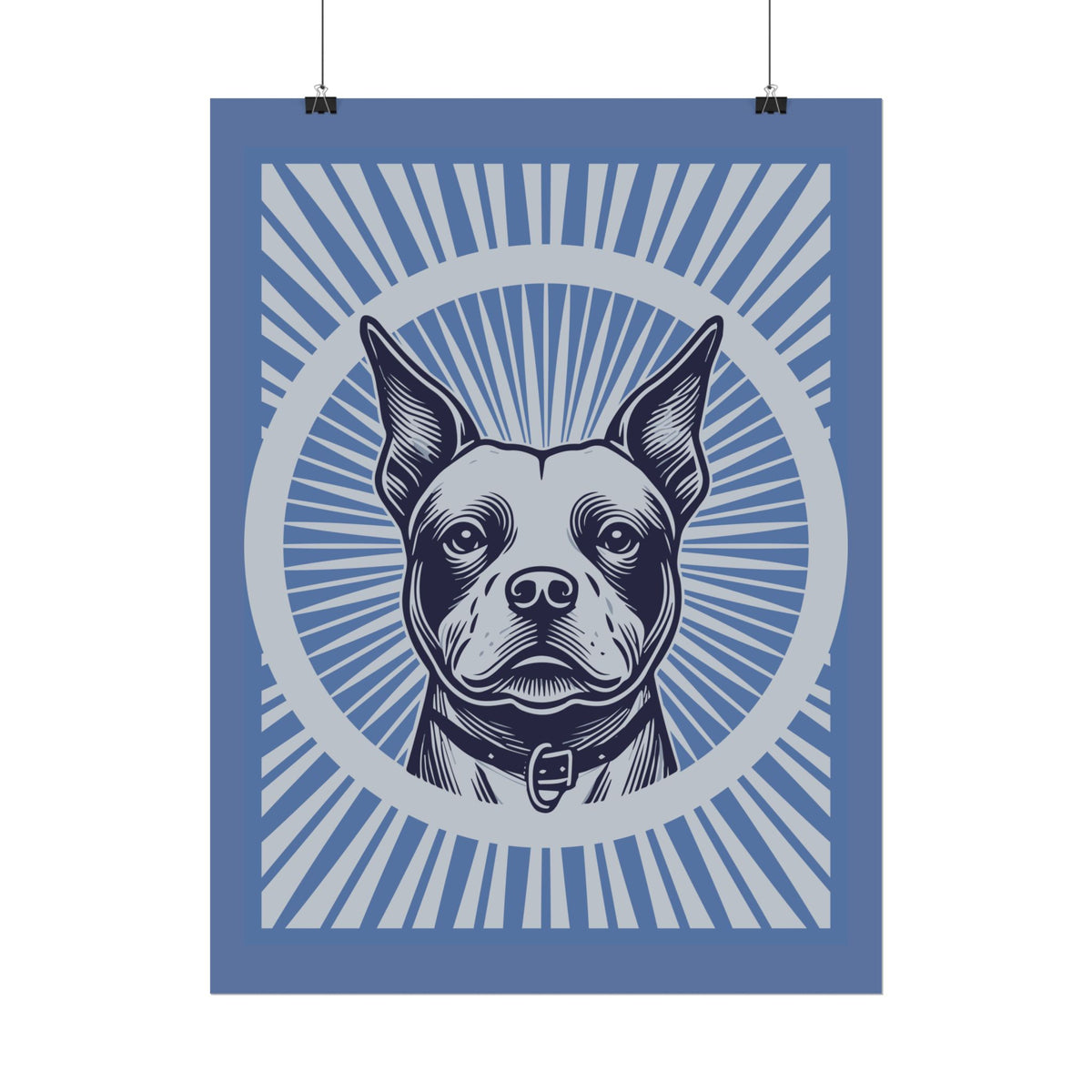 Staffordshire Bull Terrier Art Print — view 8