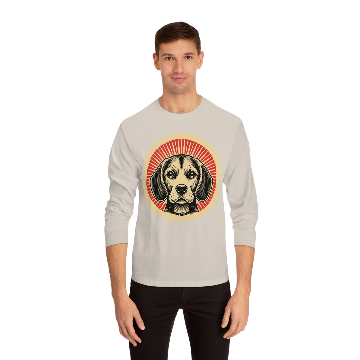 Beagle Long Sleeve Tee for Adults