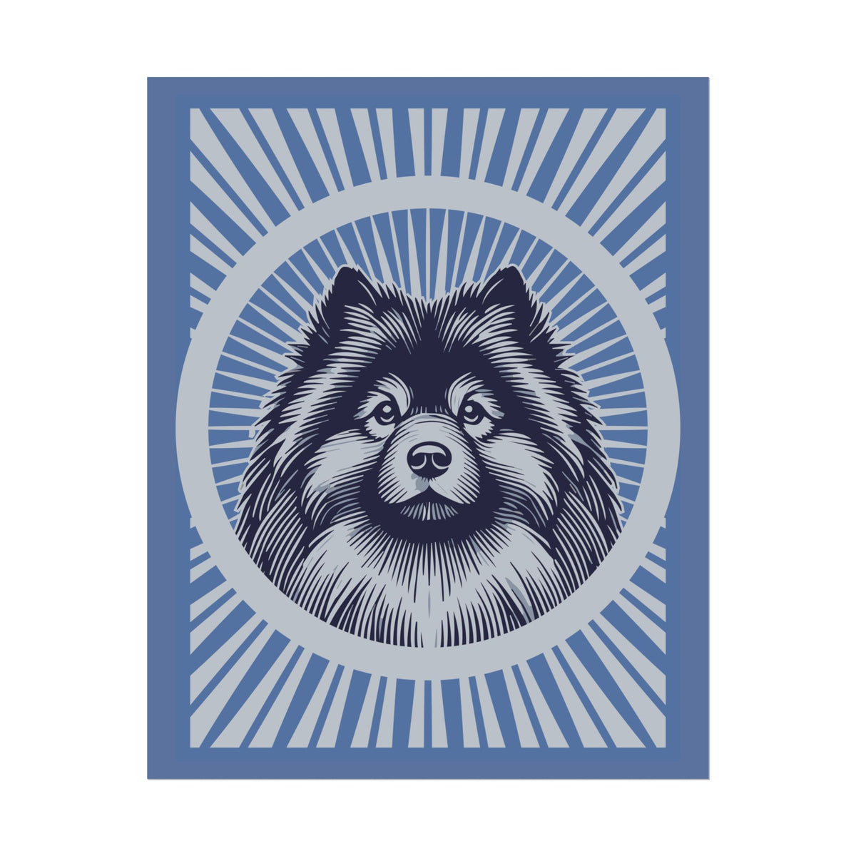 Keeshond Art Print